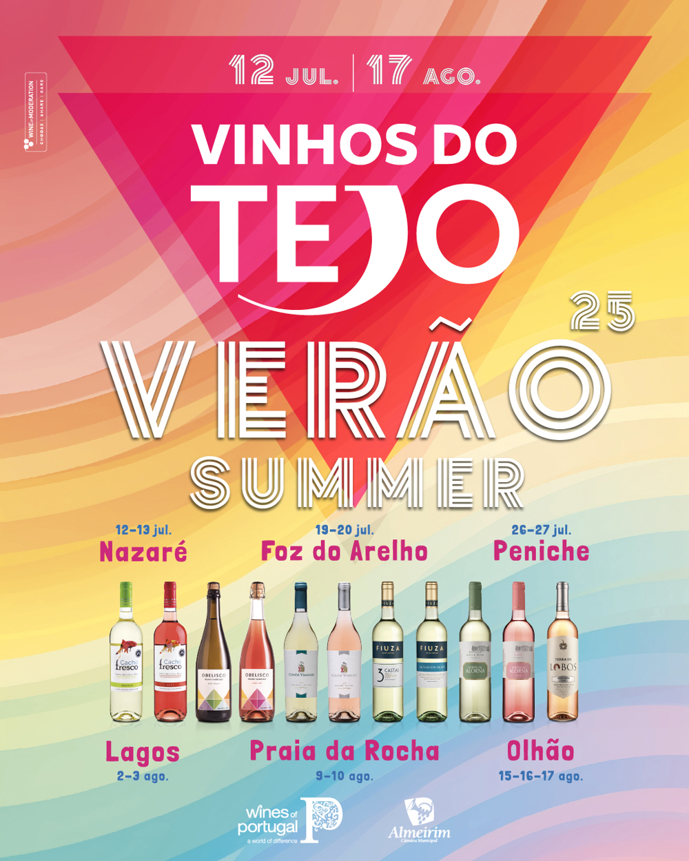 Vinhos do Tejo Verão 2025: promoção e degustação nas praias da costa Oeste ao Algarve